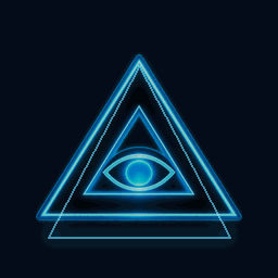 Animated triangular eye token